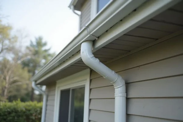 Gutter system replacement with seamless aluminum gutters